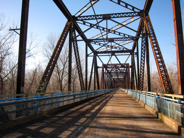 istock Old Route 66 Chain of Rocks Bridge 1263447692