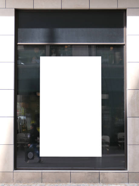 istock Big canvas in the shop window 1263450146