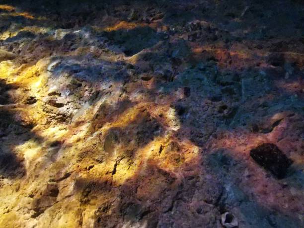 istock Wall of stone and light 1263451436