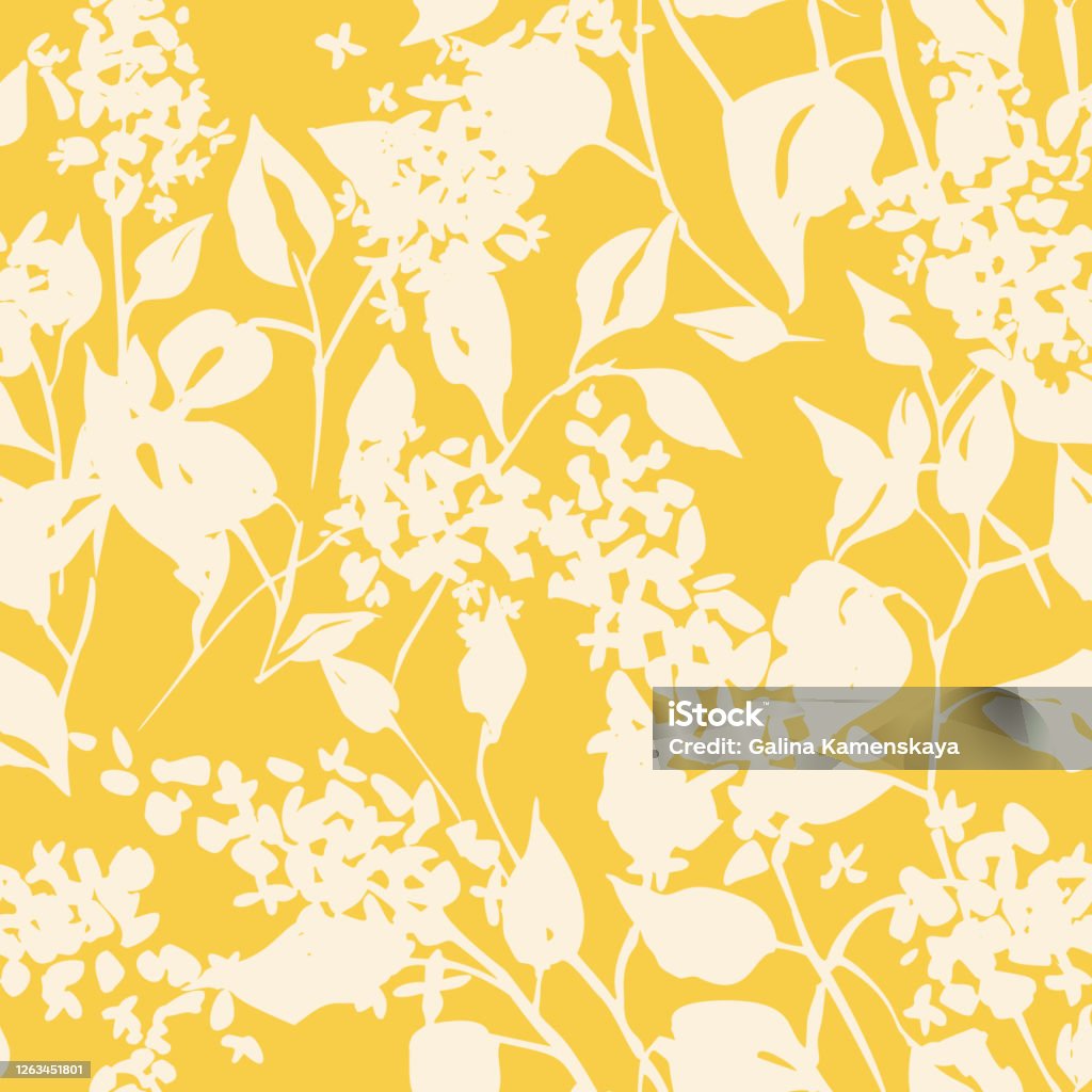 Zwykły rysunek kwiatowy. Sylwetki kwitnących kwiatów bzu w stylu vintage. Elegancki bezszwowy botaniczny wzór wykonany z wiosennych kwiatów. Ozdoba przyrodnika do tkanin, tkanin, tapet, projektowania powierzchni. - Grafika wektorowa royalty-free (Wzór - Opis) Zwykły rysunek kwiatowy. Sylwetki kwitnących kwiatów bzu w stylu vintage. Elegancki bezszwowy botaniczny wzór wykonany z wiosennych kwiatów. Ozdoba przyrodnika do tkanin, tkanin, tapet, projektowania powierzchni. - Grafika wektorowa royalty-free (Wzór - Opis)