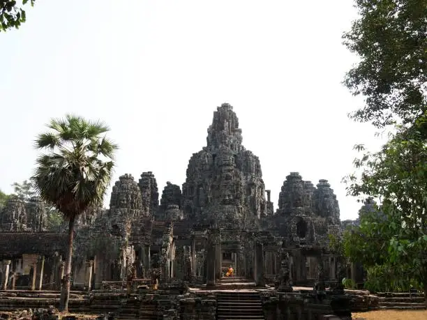 BayonTemple, Siem Reap Province, Angkor's Temple Complex Site listed as World Heritage by Unesco in 1192, built by King Jayavarman VII between XIIth and XIIIth Century, Cambodia