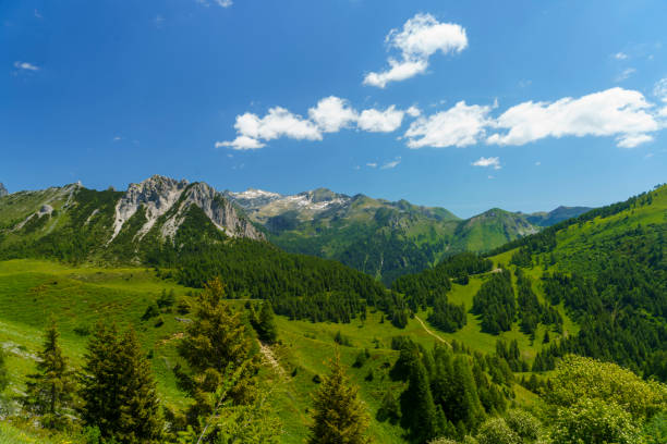 istock Mountain landscape along the road to Crocedomini pass 1263462742