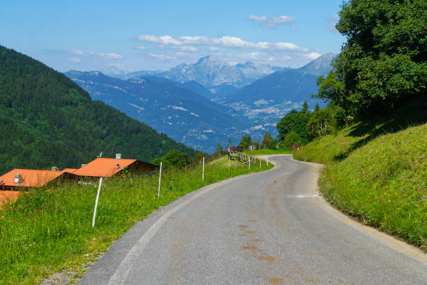 istock Mountain landscape along the road to Crocedomini pass 1263462859