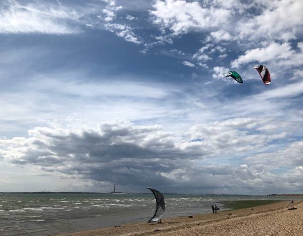 istock A group of kite surfers are getting ready 1263463538