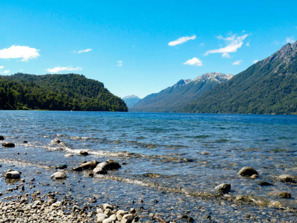 Mountain range near the lake