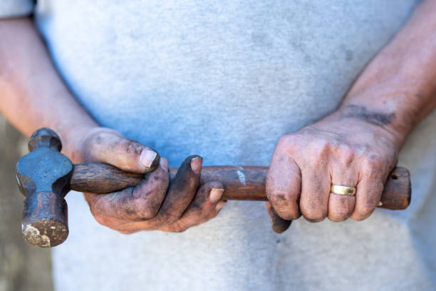 istock Working Greasy hands, DIY stock photo 1263470705