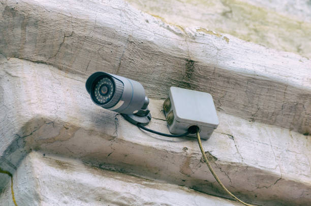 istock CCTV camera installed on the wall of an old building 1263472688