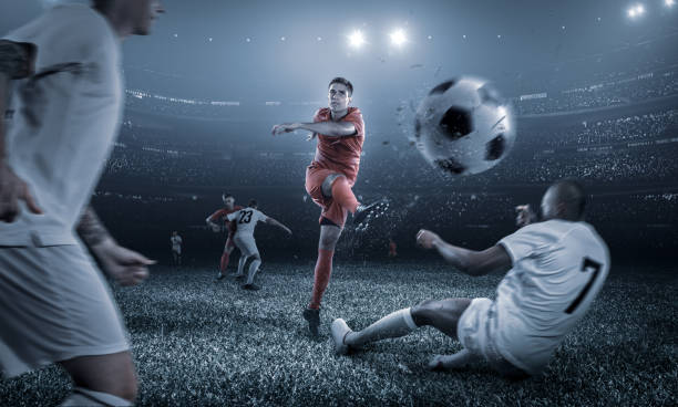 istock Soccer player in action 1263476515