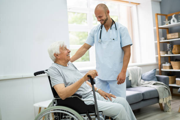 istock Old Patient Home Care 1263483856
