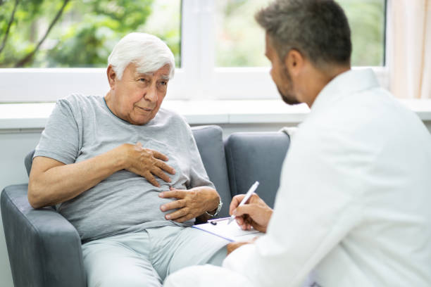 istock Home Care Elder Patient Talking To Doctor 1263483933