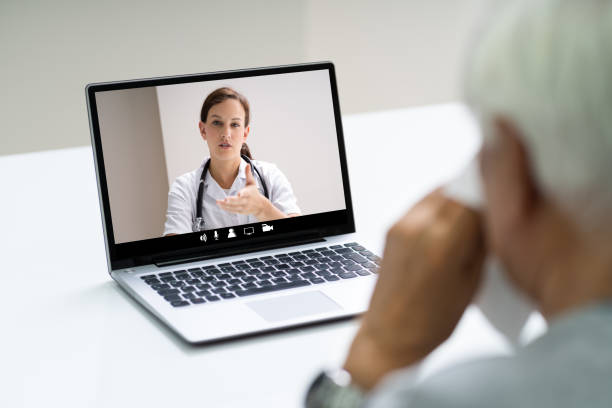 istock Sneezing Patient Talking With Doctor 1263483964