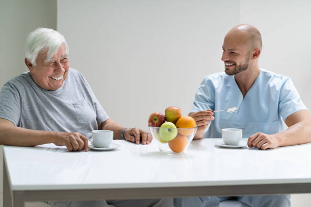 istock Caretaker In Retirement Home 1263484026
