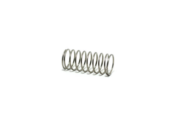 istock Isolated spring steel on white background. 1263507754