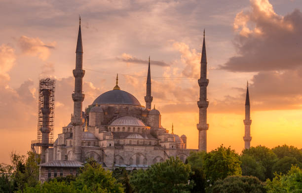 istock the blue mosque at sunset in istanbul 1263512517
