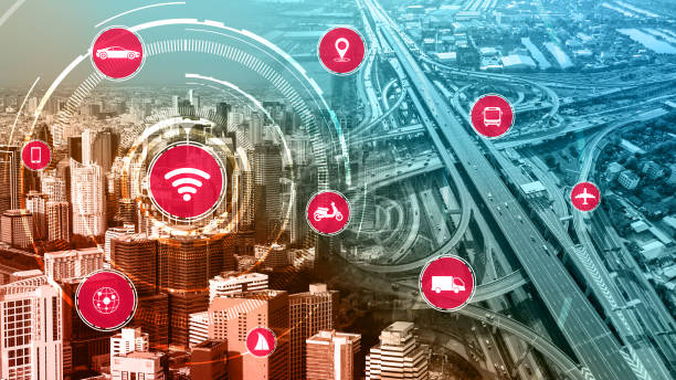 istock Smart transport technology concept for future car traffic on road 1263521047