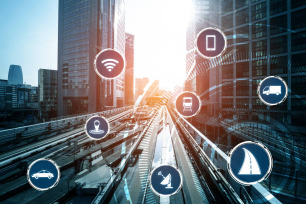 istock Smart transport technology concept for future car traffic on road 1263525268