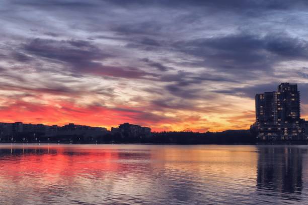 istock Sunset in Rhodes NSW, Parranatta River 1263527552