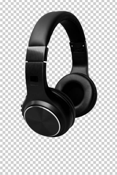 Headphones, Cut Out, Headset, White Background, Black Color, Headphones, Wireless Technology, Video Game, Laptop