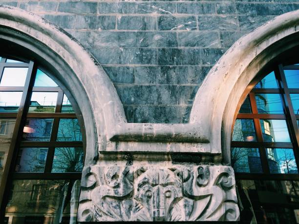 istock Urban architecture, city landscape, background and texture 1263533195