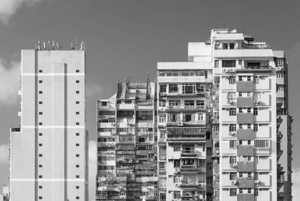 istock Old residential building in Macau 1263534885