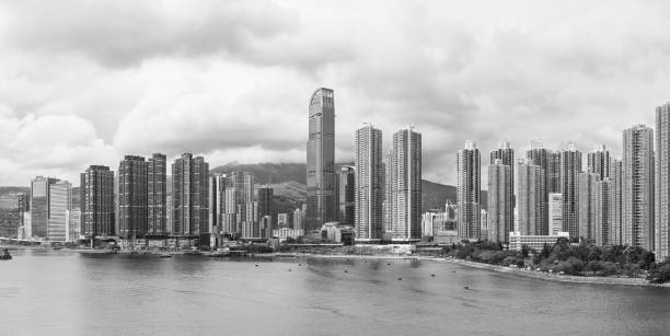 istock Harbor in Hong Kong city 1263534916