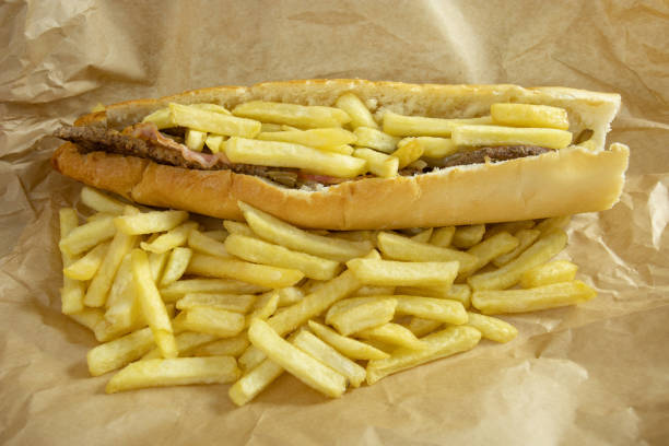 sandwich with fries