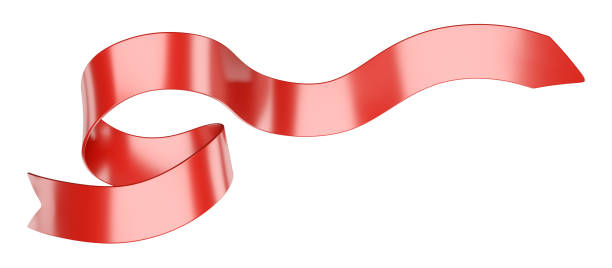 istock Long curly gift ribbon for your design. 1263539518