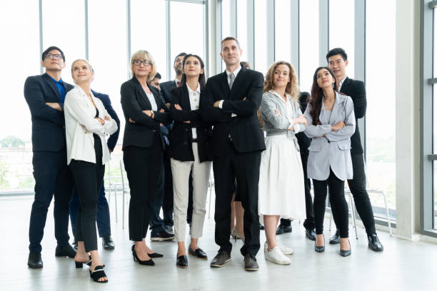 istock Successful business people standing together 1263545982