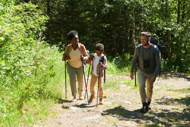 istock Family have a trip in the forest 1263547092