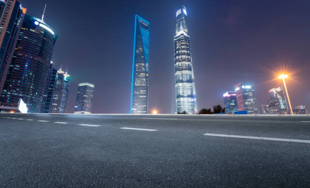 istock Urban roads and architectural landscape 1263547698