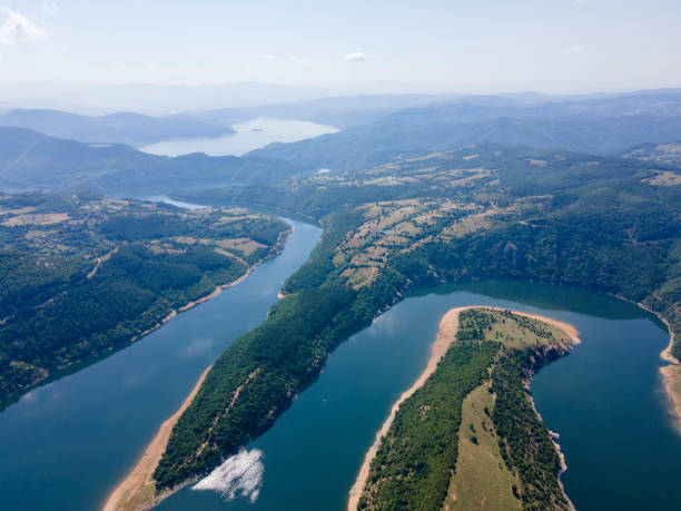 istock Arda River meanders and Kardzhali Reservoir, Bulgaria 1263549204