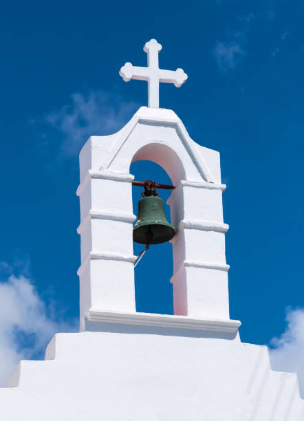 istock Bell on white Christian church 1263549616