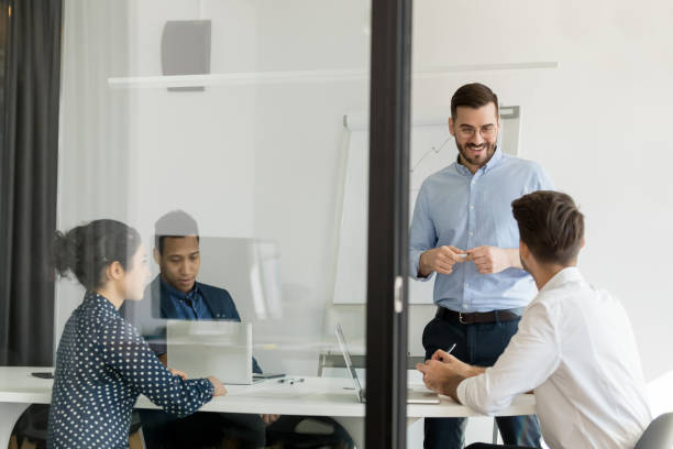 istock Multiracial young team discussing workshop moments and ideas 1263550193
