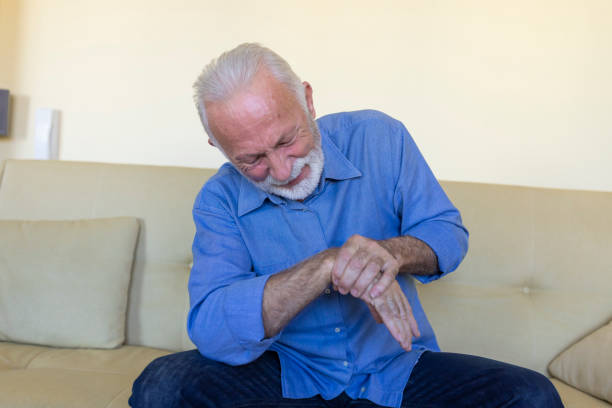 istock A Senior Bearded Man Has Chronic Problems with Pain in Hand Wrist. 1263550634