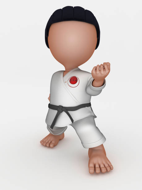 istock Karate Martial Arts Cartoon Character 1263551799
