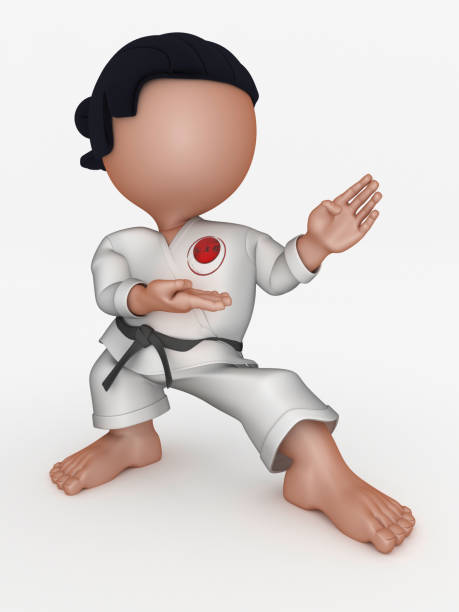 istock Karate Martial Arts Cartoon Character 1263551831