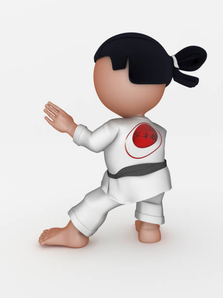 istock Karate Martial Arts Cartoon Character 1263551998