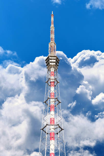 High modern television station for civil broadcasting