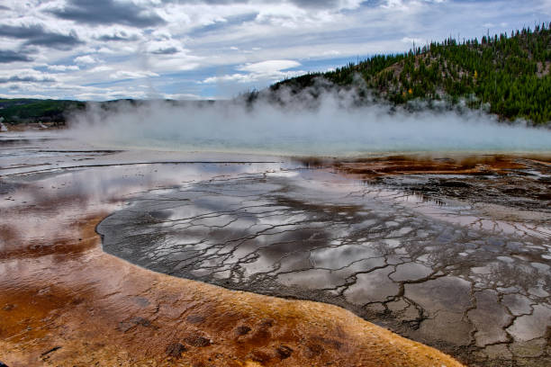 istock Grand Prismatic Pool at Yellowstone National Park. 1263556112