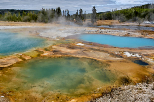 istock Grand Prismatic Pool at Yellowstone National Park. 1263556131