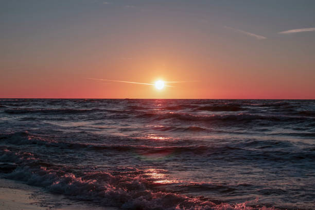istock Sunset at the sea. 1263558719