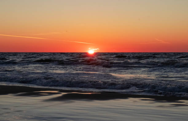 istock Sunset at the sea. 1263558763