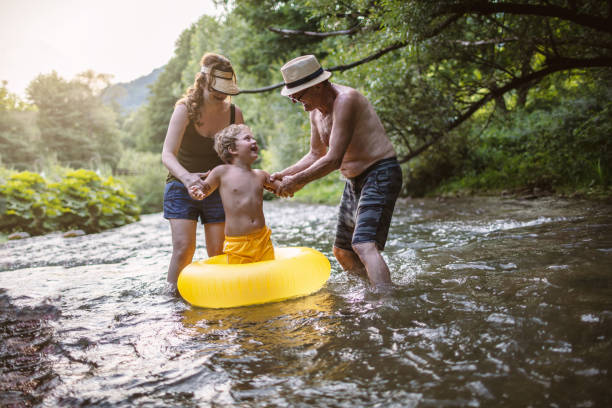 istock Family Water fun 1263564983