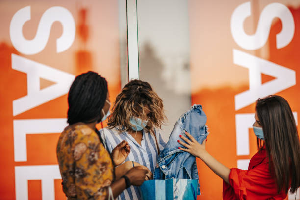 istock Shopping after reopening stores 1263571362