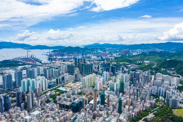 istock Hong Kong skyline, Kowloon District 1263572602