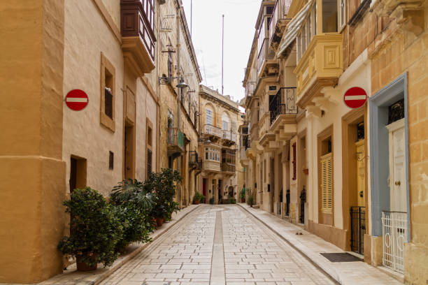 istock Narrow Street, Malta 1263573275