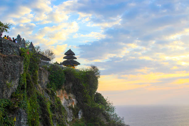 istock Sunset on Uluwatu Temple, Bali, Indonesia. 1263573432