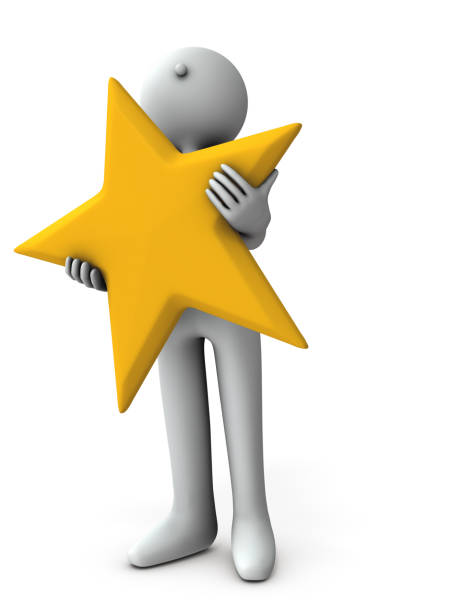 istock A character with great potential and talent. White background. 3D rendering. 1263579159