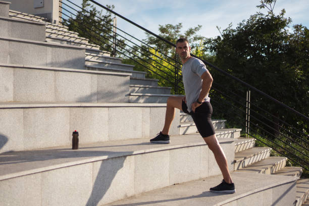 istock Outdoor workout at sunset 1263607203