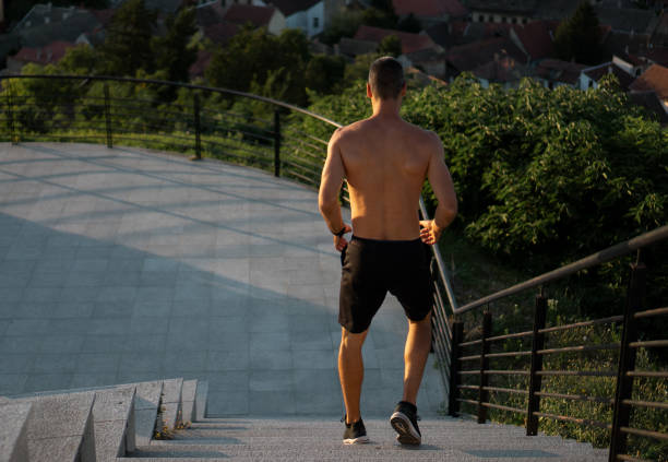 istock Outdoor workout at sunset 1263607225